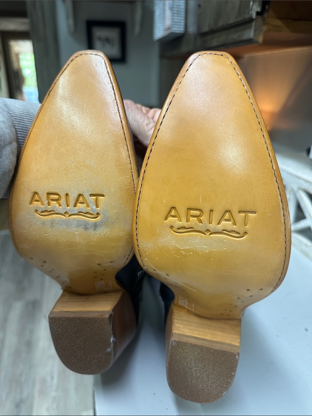 New area tall top western boots with heel - Picture 4 of 6